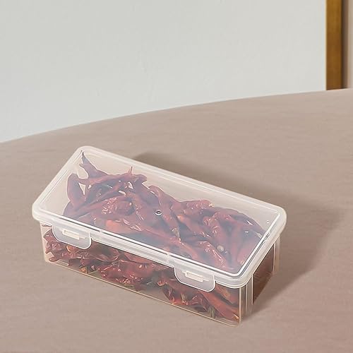 Miniatura 9 de DOITOOL Caja de pan hermética de 8.3 pulgadas de plástico transparente para almacenamiento de alimentos con sello a prueba de fugas para