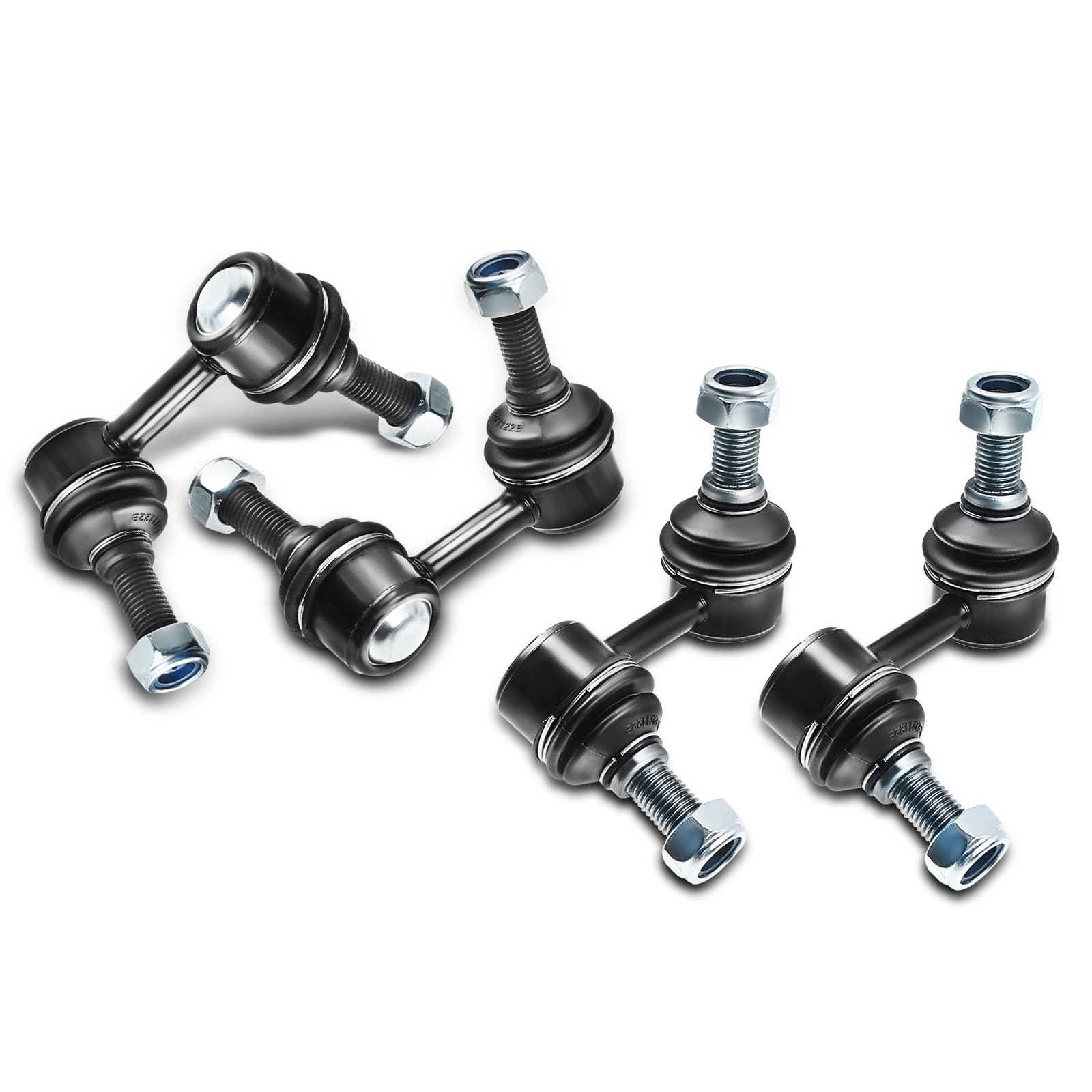 Frankberg 4 biellettes de barre stabilisatrice avantarrière 54668EA010 | Compatible avec: Pathfinder III R51, NP300 Navara plateau/châssis D40, Fourgonnette Pathfinder III R51, NP300 Navara D40