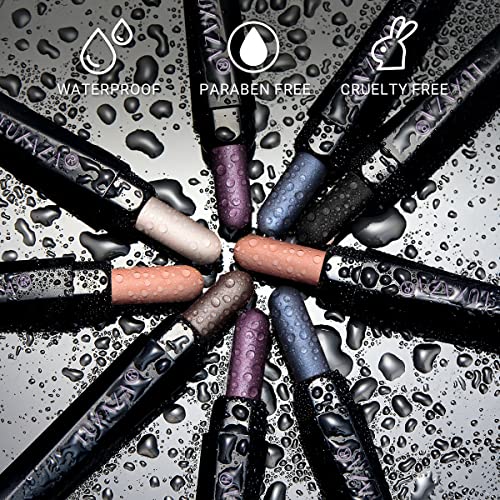 Luxaza 6 Pcs Cream Eyeshadow Stick,Matte And Shimmer Eyeshadow Pencil Crayon,Champagne Pearl Pink Eye Brightener Stick Highlighter Makeup,Pro Waterproof & Long Lasting Eye Shadow And Eyeliner Pen Sets #TOP2