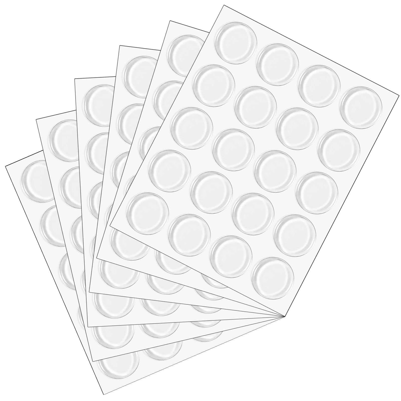 cobee 120PCS Epoxy Stickers 1 Inch Clear Epoxy Dome Seal Stickers for Craft