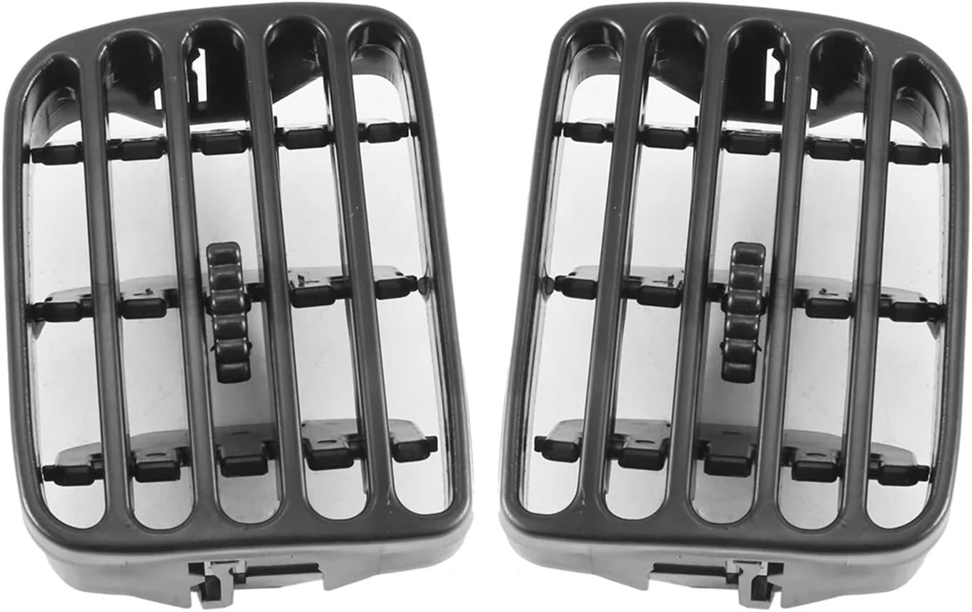 1Pair Car Center Console Air Vent Compatible With Renault Clio II 1998-2001/THALIA I 2001-2006 Air Jet Intake Grille 7702258375