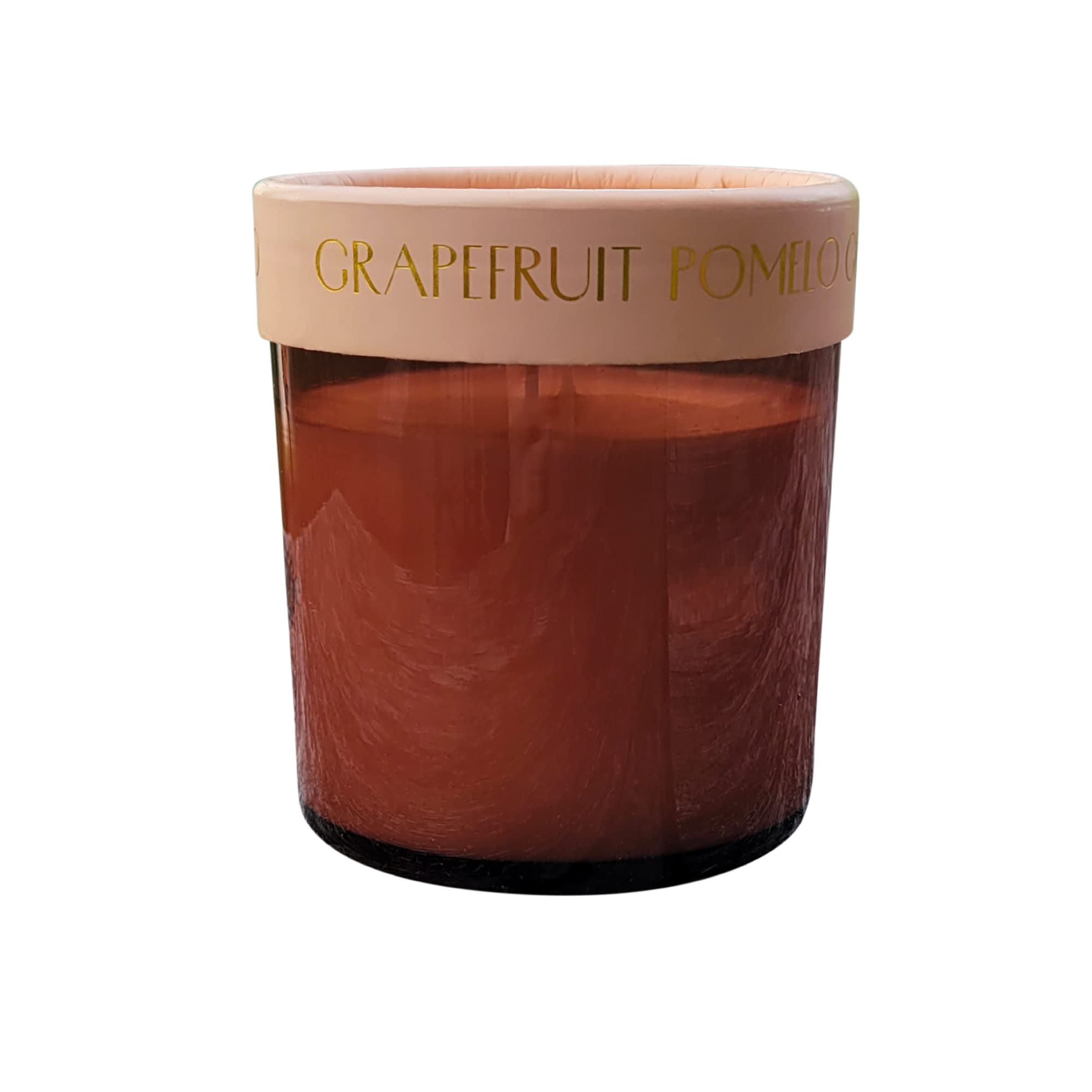 PaddywaxFirefly Candle Co. Optimist Scented Candles with Soy Wax Blend and Reusable Glass Jar for Home Fragrance and Aromatherapy - 7 Ounce, Grapefruit Pomelo, Dusty Pink