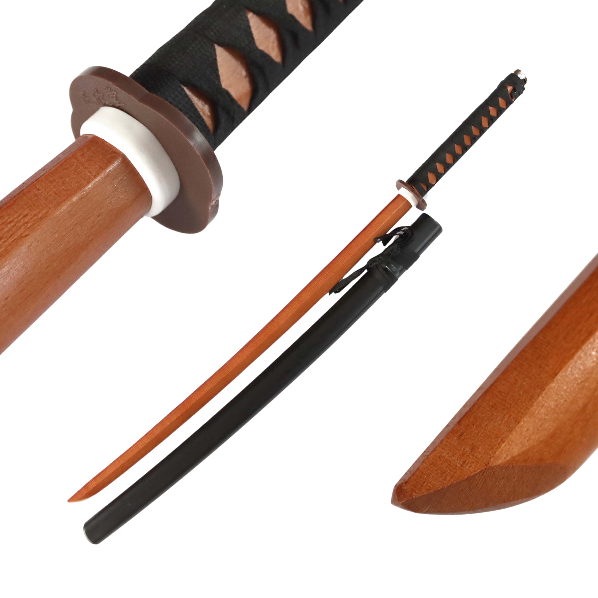 DEPICE Bokken Haya Real 101 cm 600 g Saya Cordones Iaido Aikido
