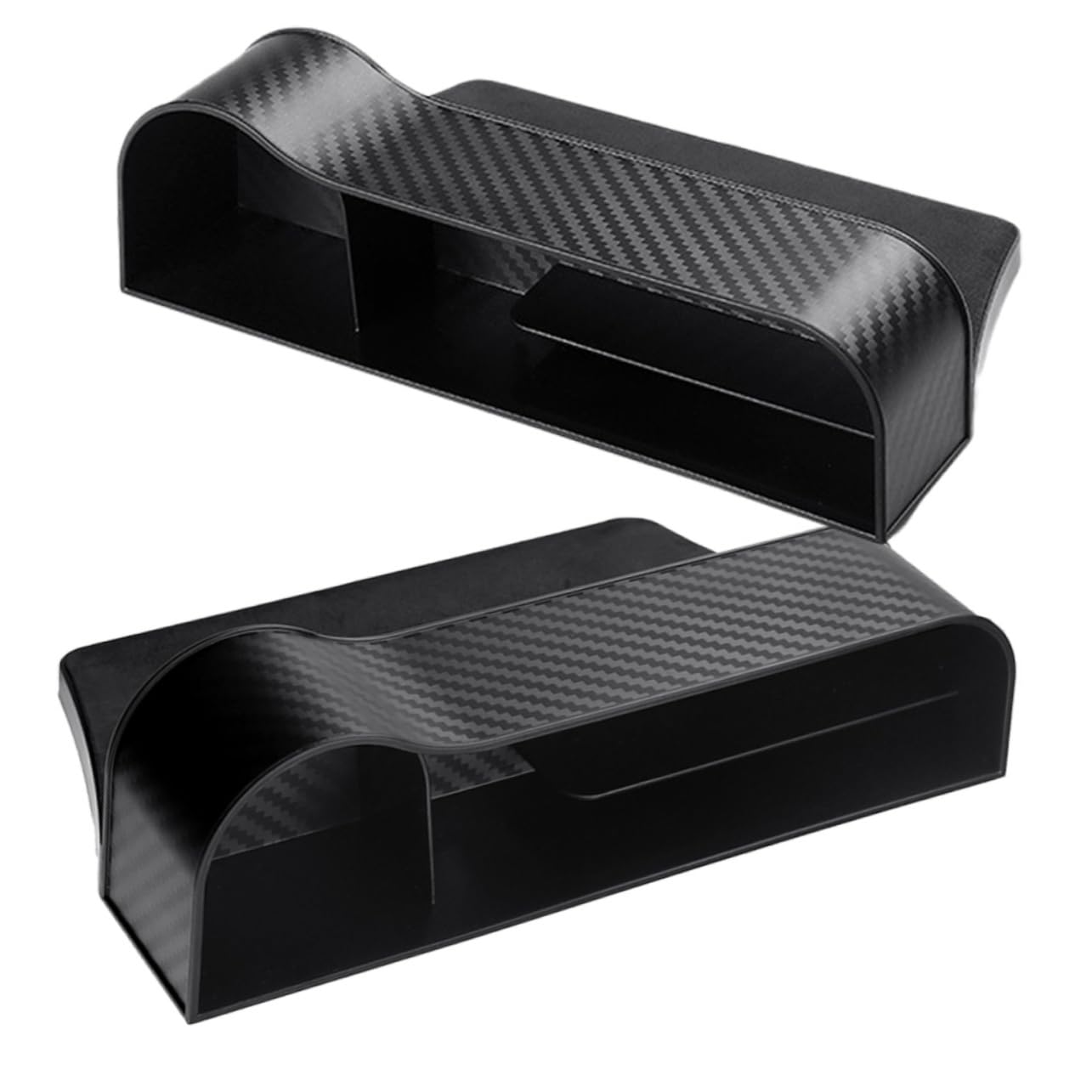 Organisateur d'espace pour voiture boîte de rangement noir porte-gobelet