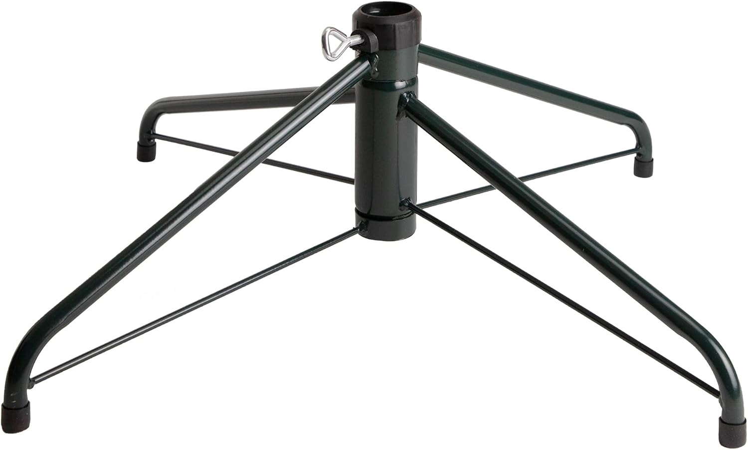 Green metal Christmas tree stand
