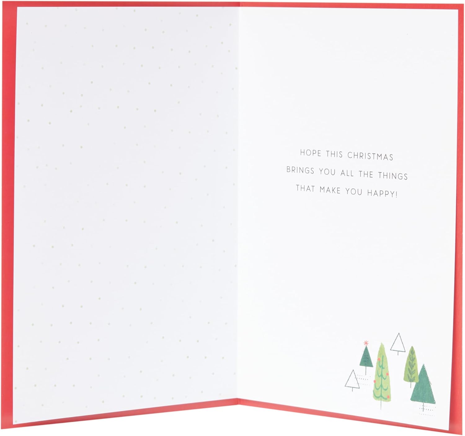 UK Greetings Christmas Card for Son - Christmas Trees Design