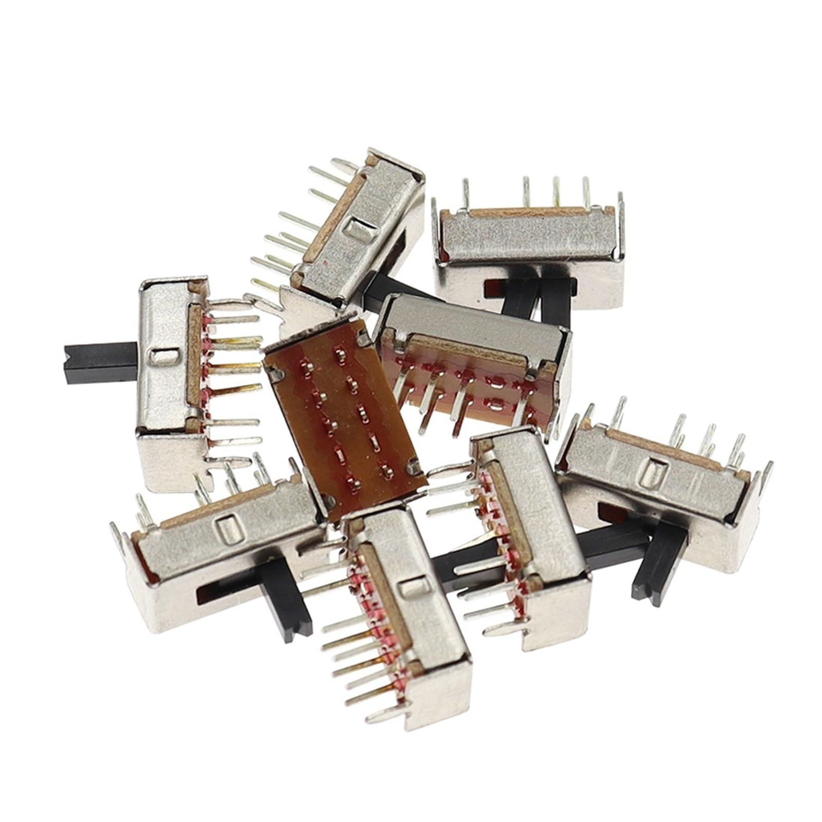 Interrupteur à bascule SS23D07 3 positions 8 broches pour circuits imprimés - 7