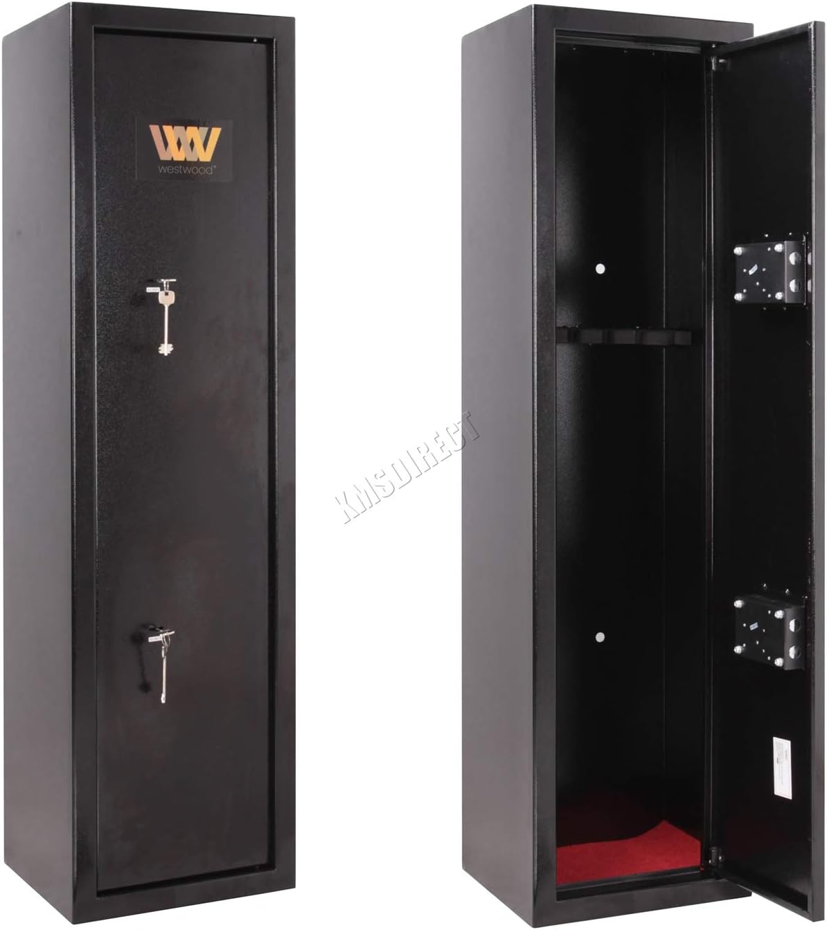 WestWood Luxury 6 Gun Security Lockable Safe Storage Scoped Shotgun Rifle Firearm With