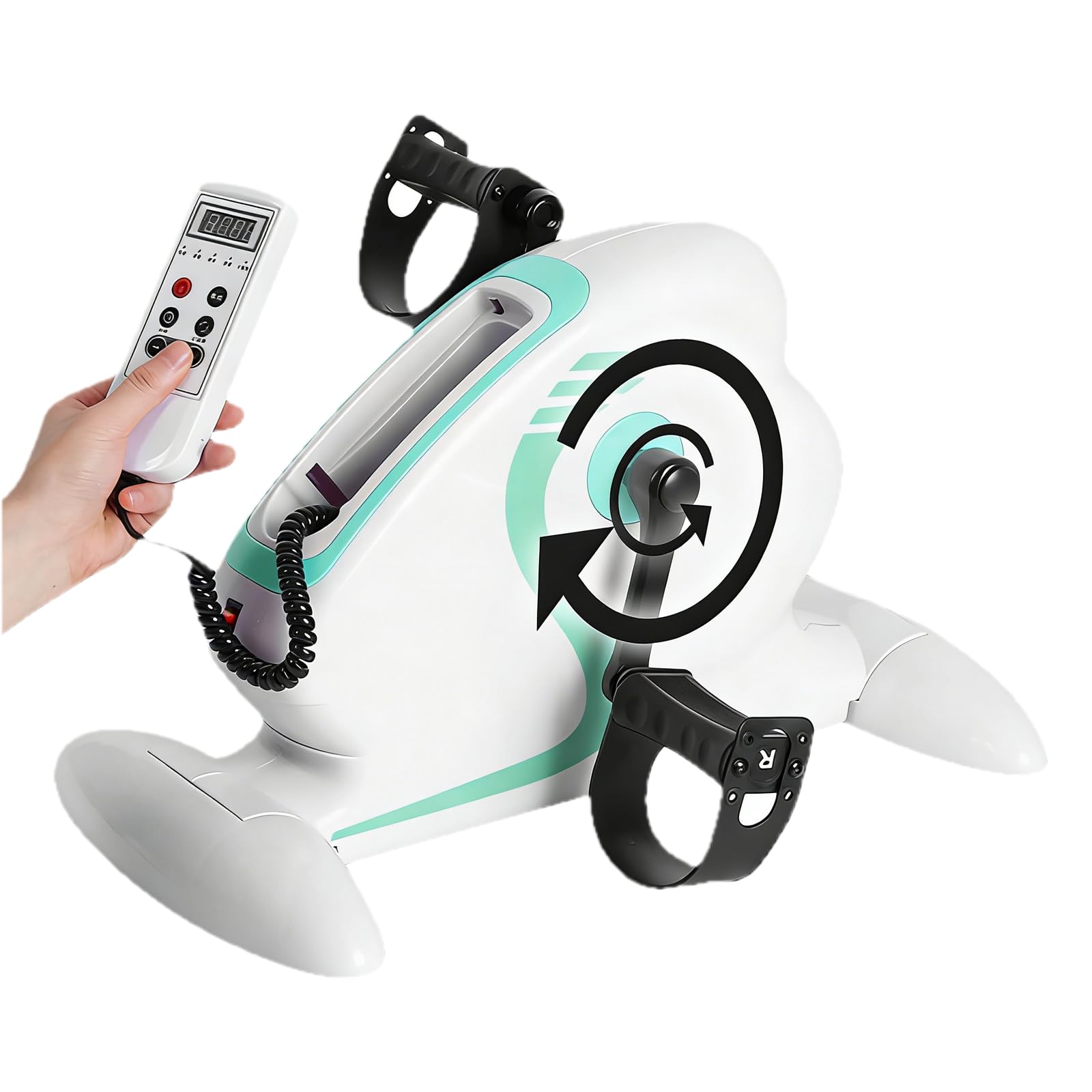 Vélo électrique bras jambe pour rééducation douce devant la télévision