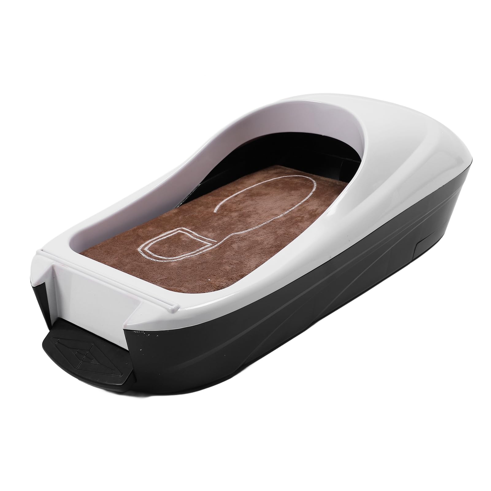 Cubrezapatos Automático, Dispensador de Cubrezapatos Portátil Mantenga Limpio el Suelo Máquina de Film Desechable para Zapatos de Invitados para Casa, Empresa, Oficina (Blanco)
