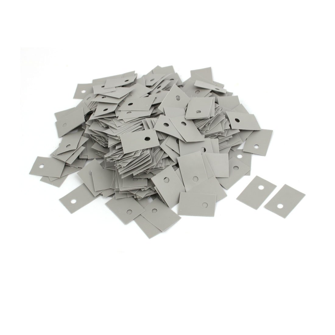 Uxcell Gray Sourcingmap 1000Pcs Silicone Thermal Heatsink Insulator Pads 19Mmx13mmx0.3mm For To-220