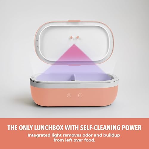 Miniatura 2 de UVI, Fiambrera eléctrica autodesinfectante para adultos, calentador de alimentos portátil con desinfectante ultravioleta y luz autodesinfectante