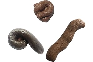 Cooplay 3pcs Different Shapes Plastic Dog Poop Prank Toy