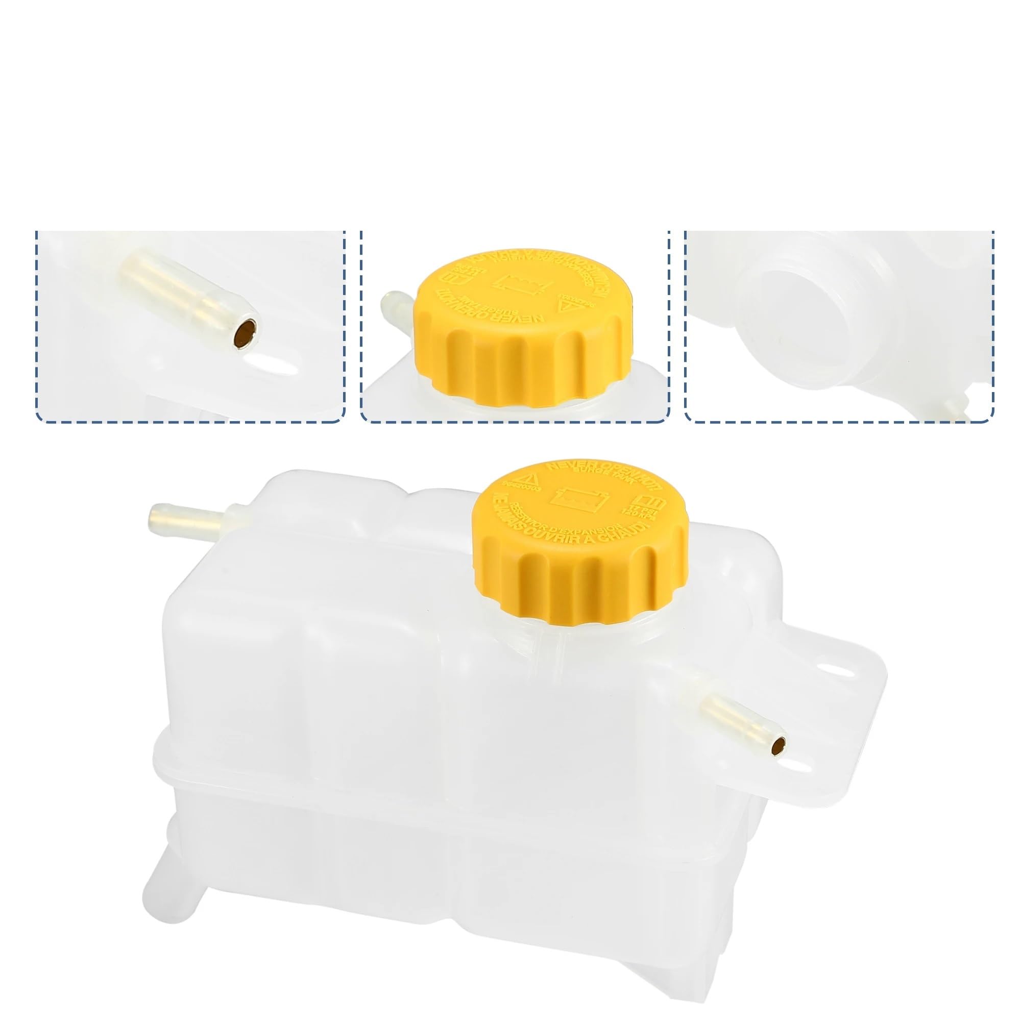 Bouteille Expansion Liquide Compatible Avec C&evrolet Pour Aveo 2007 2008 2009 2010 2011 Réservoir D'expansion Liquide Refroidissement Moteur Voiture 6357121407A