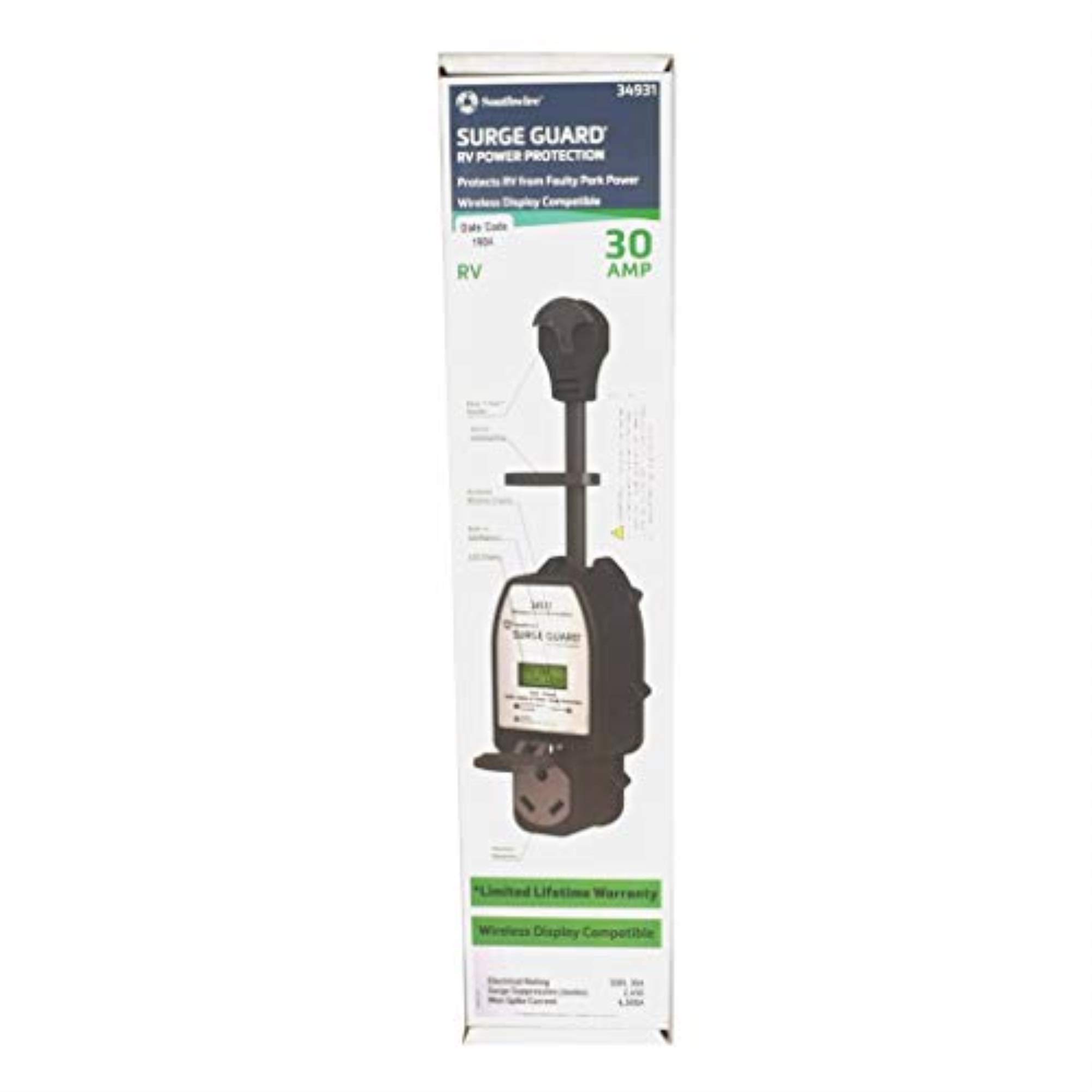 30A Wireless Surge Guard Portable Surge Protector Copper