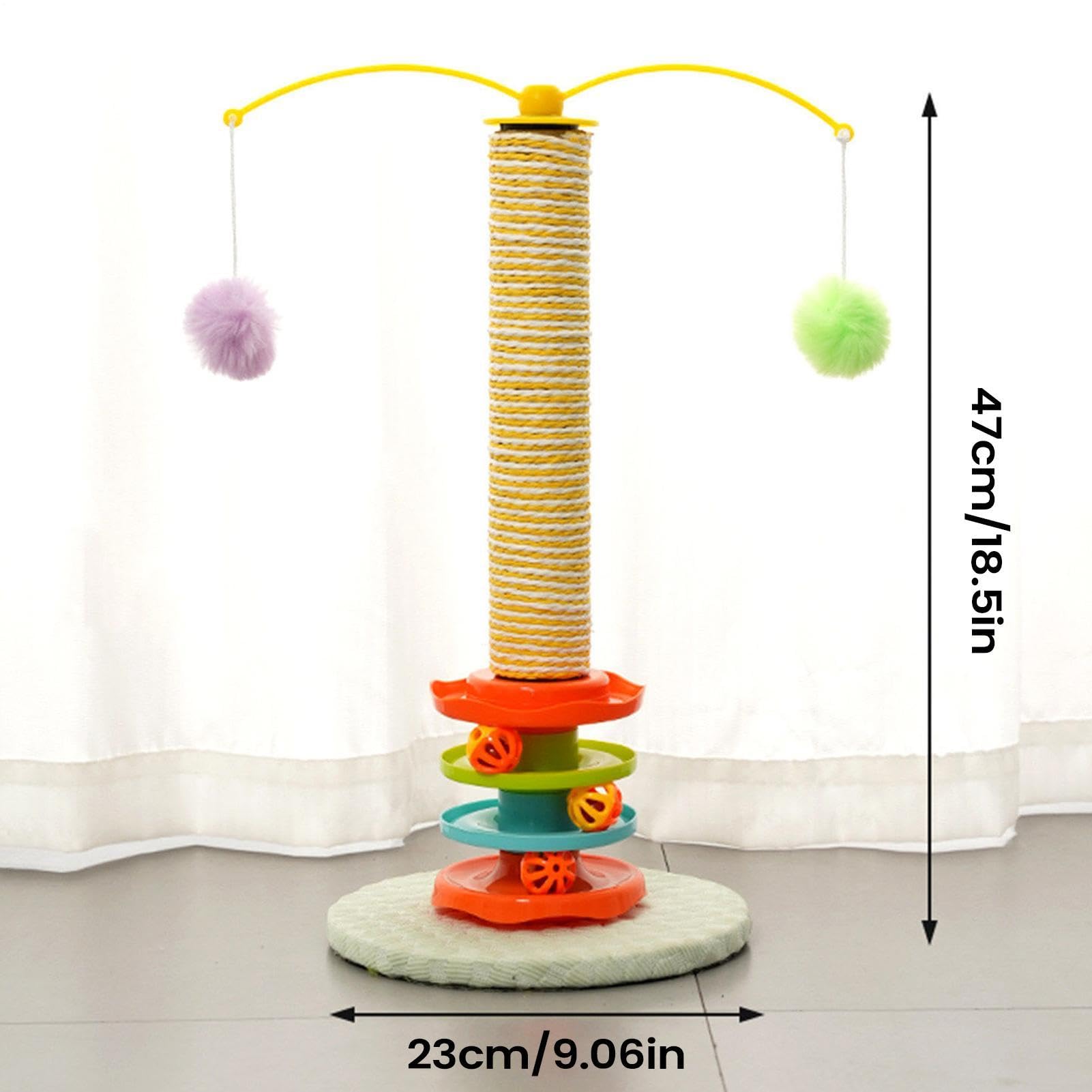 Poteaux à griffer pour Chat Auto-brosseur interactif surélevé