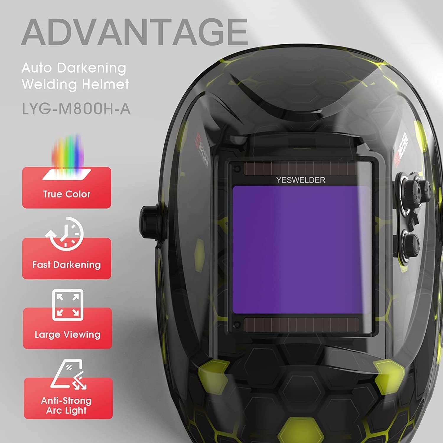Yeswelder Auto-Darkening Welding Helmet