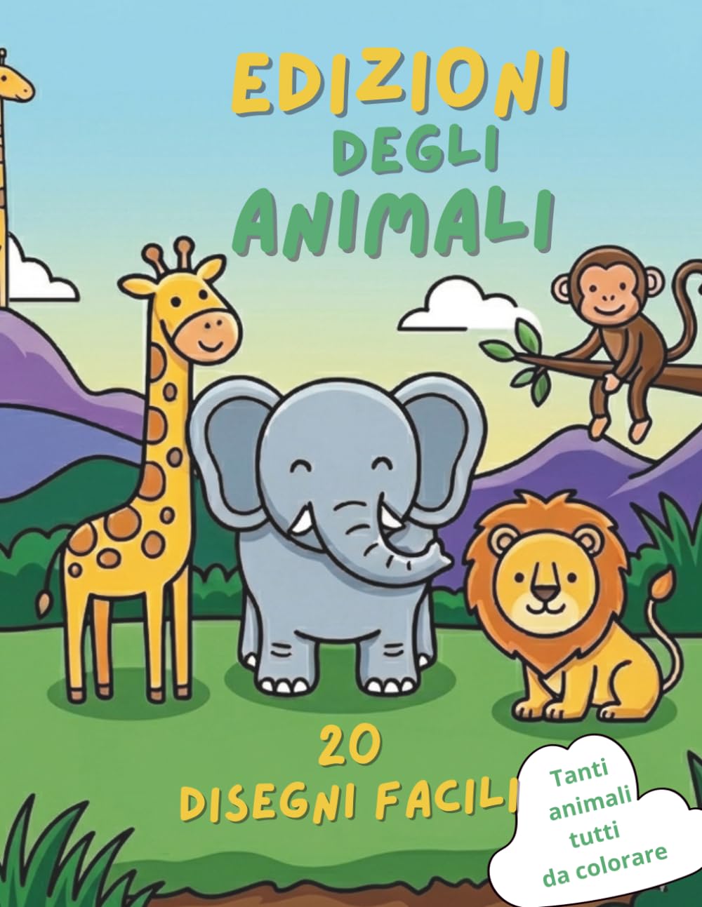 Impara a disegnare gli animali: Un libro divertente per bambini dai 3 ai 5 anni. Primi passi nel disegno: linee semplici e tante forme!