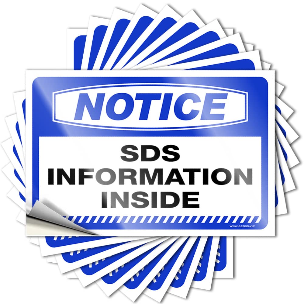 Prank Stickers for Adults Notice SDS Information Inside Stickers 10 Pcs Funny Car Sticker Sarcastic Signs