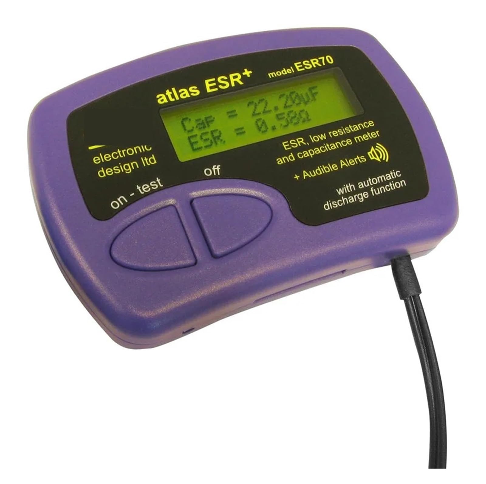 Elektroniczny Miernik ESR70, Kondensator, 0,00 Oma Do 40, 1uF 22000uF