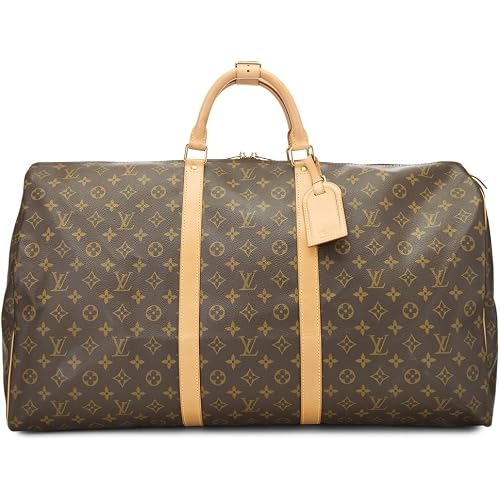 What Goes Around Comes Around Women's Pre-Loved Louis Vuitton Monogram Keepall Duffle Bag 60, Brown, One Size