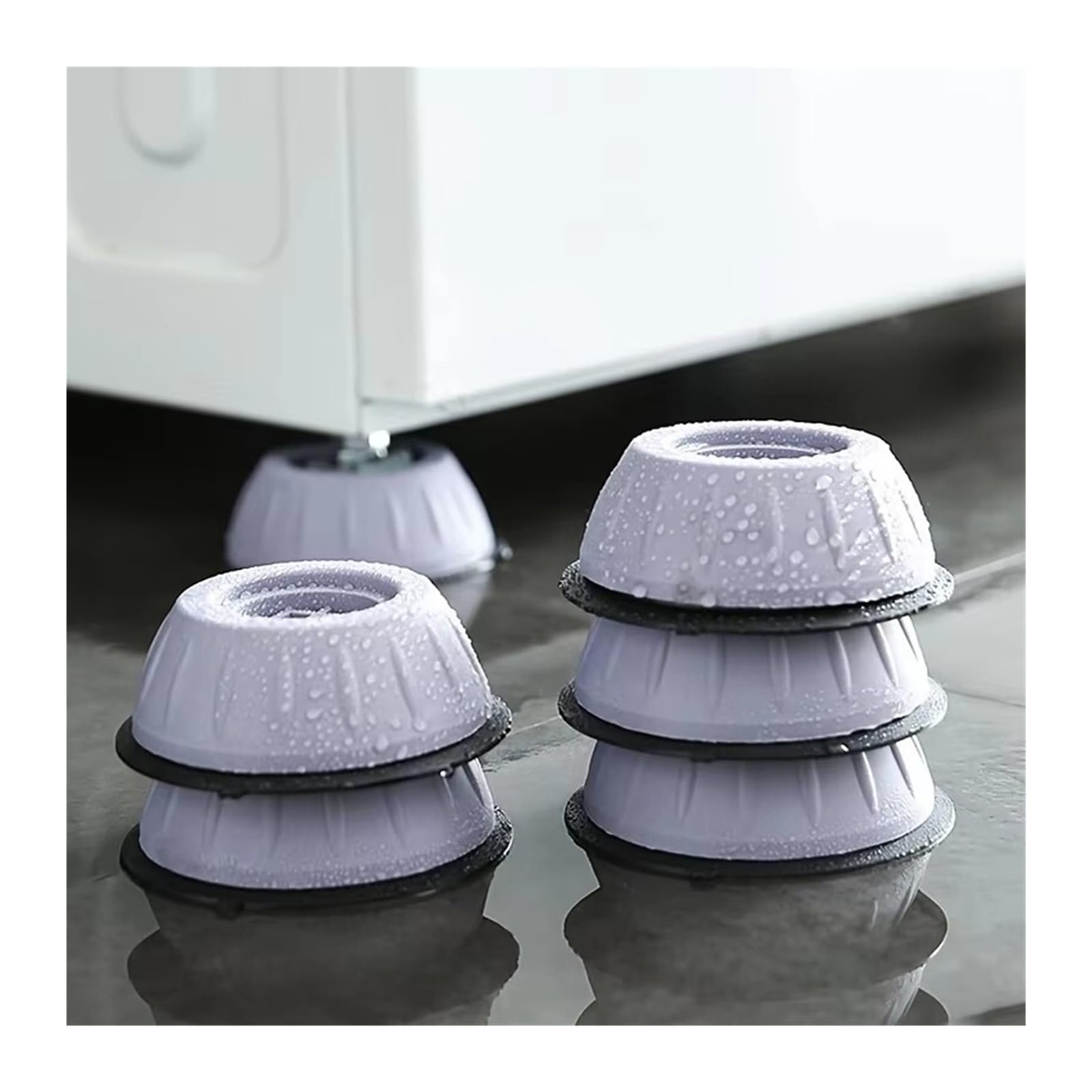 Almohadillas Universales Amortiguadoras For Lavadoras | Instale lavadoras domésticas, reduzca la vibración y el ruido de funcionamiento.(12pcs)