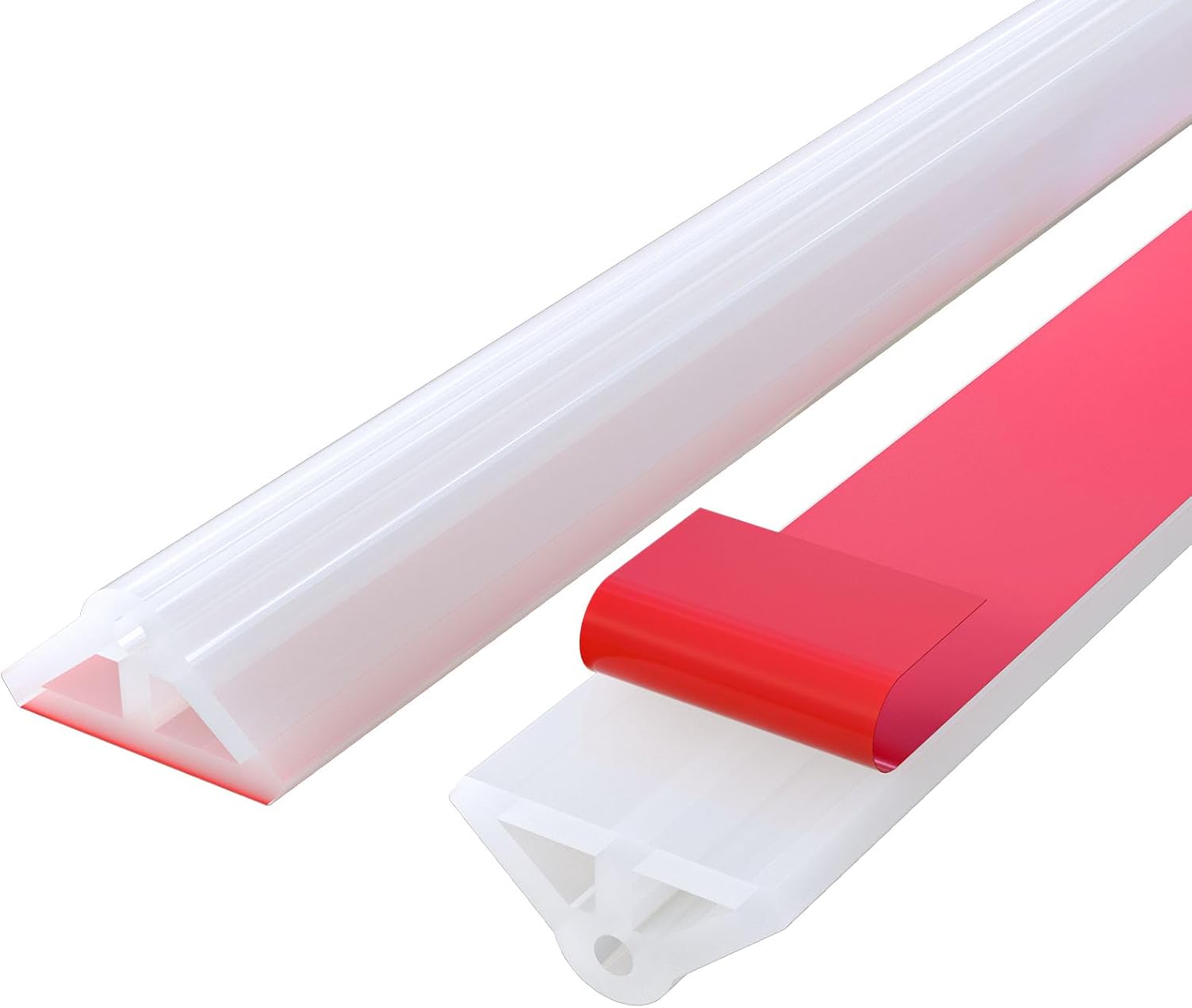 39Inch Shower Threshold Water Dam Barrier, SelfAdhesive Shower Door