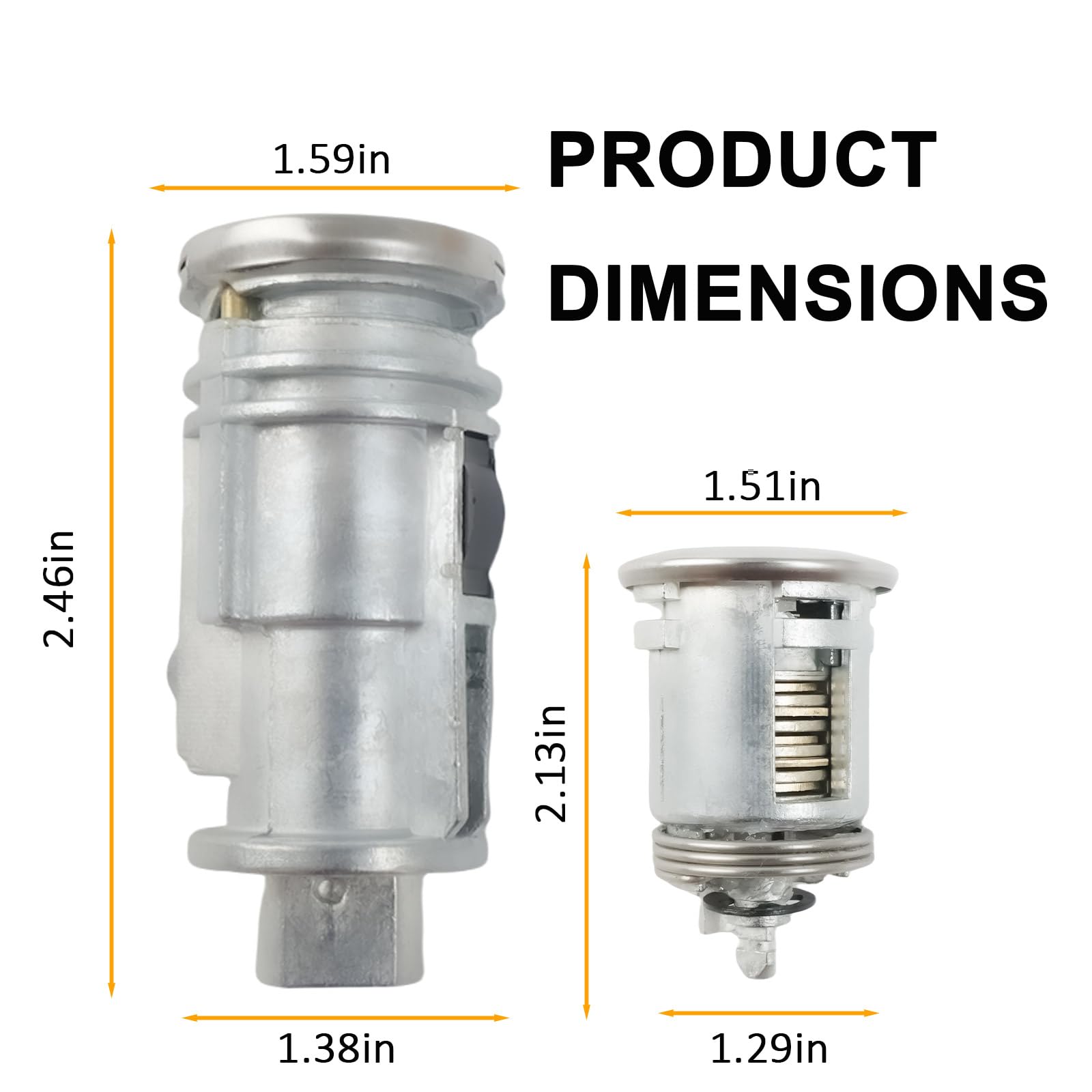 Doors Jeep Wrangler Ignition & Door Lock Cylinder Set For 1997 - Foto 4