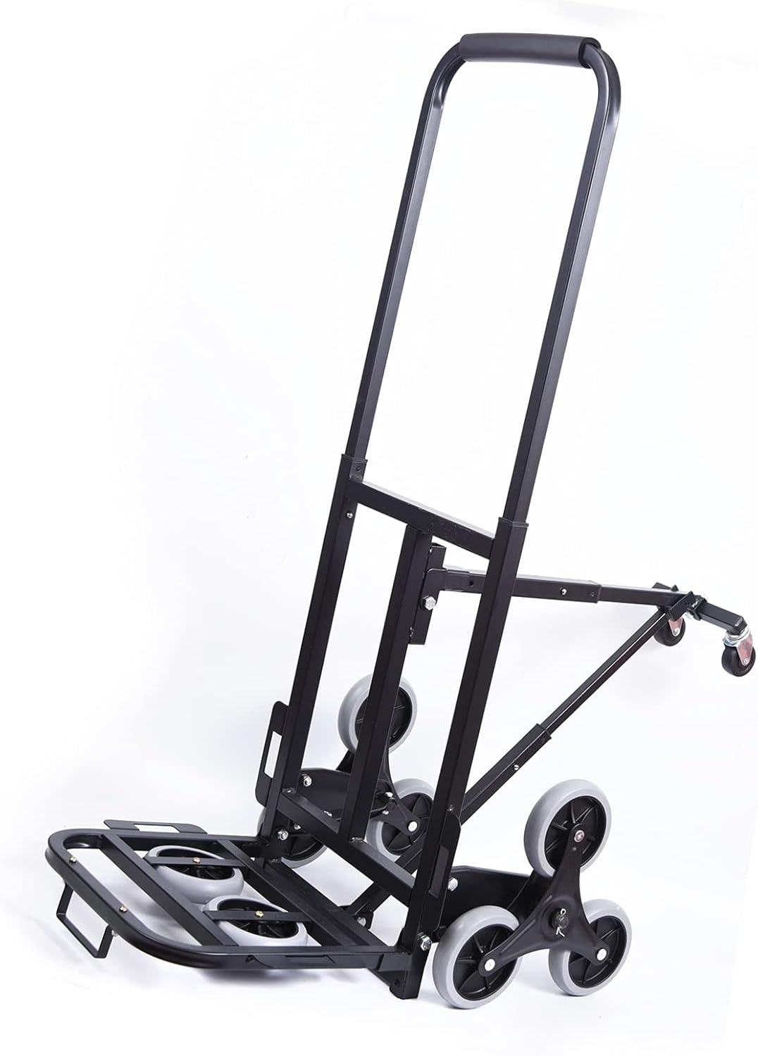 LEADALLWAY Stair Climbing Cart Heavy Duty 330lb Capacity Suitable for Small Refrigerators Washing Machines 8 Wheels