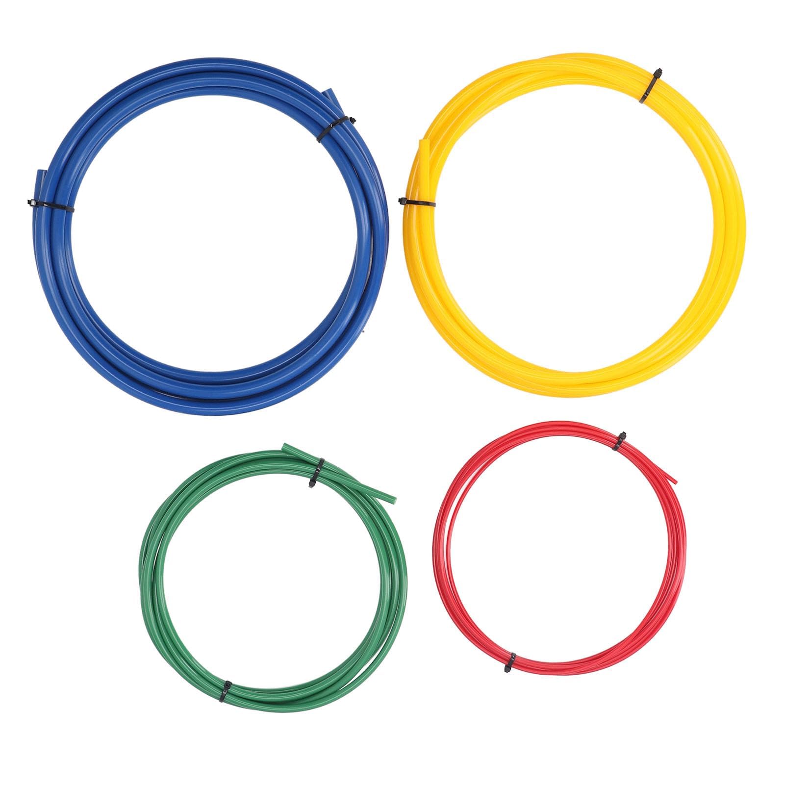 4 Pezzi Piegatubi per Tubi in Rame per Condizionatore D'aria 1/4in 3/8in 1/2in 5/8in Piegatubi per Tubi in Plastica PE Riutilizzabile Strumento di Piegatura per Tubi 4m / 13.12ft