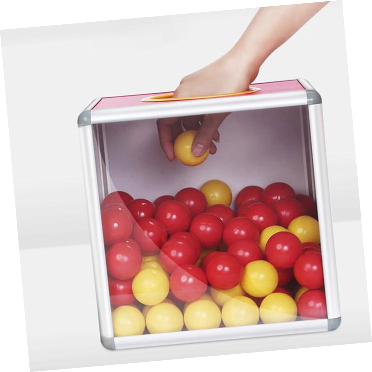 SUPVOX Plastic Balls for 20pcs Assorted Colors Raffle Drawing Balls School Company Activities