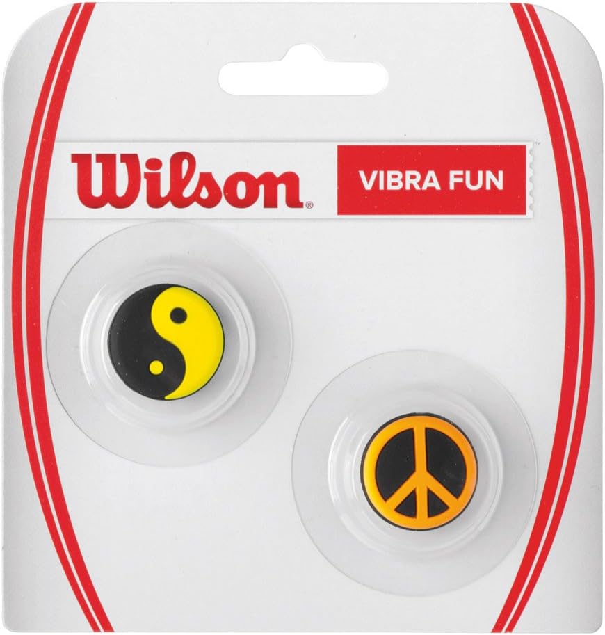 WILSON Vibra Fun Yin Yang/Peace Tennis Dampeners Amazon.co.uk Sports