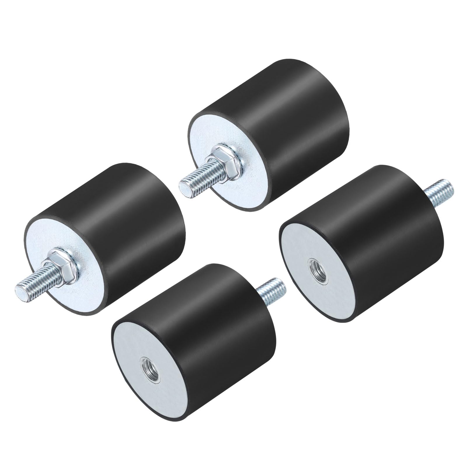 uxcell 4pcs M4x10mm Rubber Isolator Mounts with Studs 15x15mm — Amazon image 9