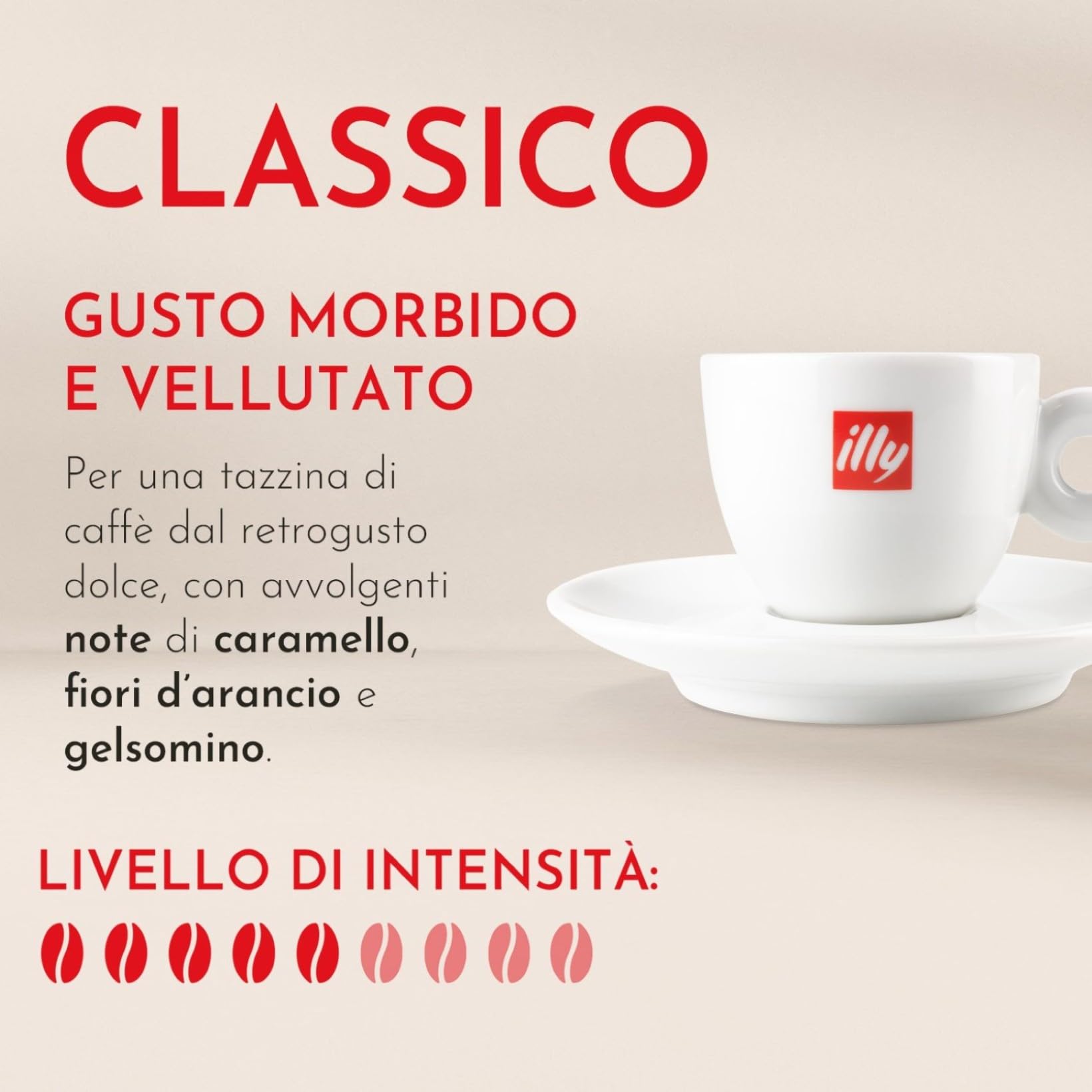 illy, Bundle Caffè in Grani da Macinare, 3x CLASSICO 2x INTENSO, 5x250g | 100% Arabica, 5 Barattoli da 250g (1250g Totali)