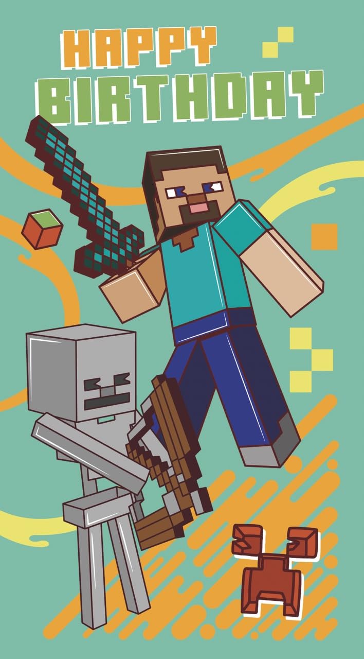 Danilo Promotions Ltd Minecraft Birthday Card
