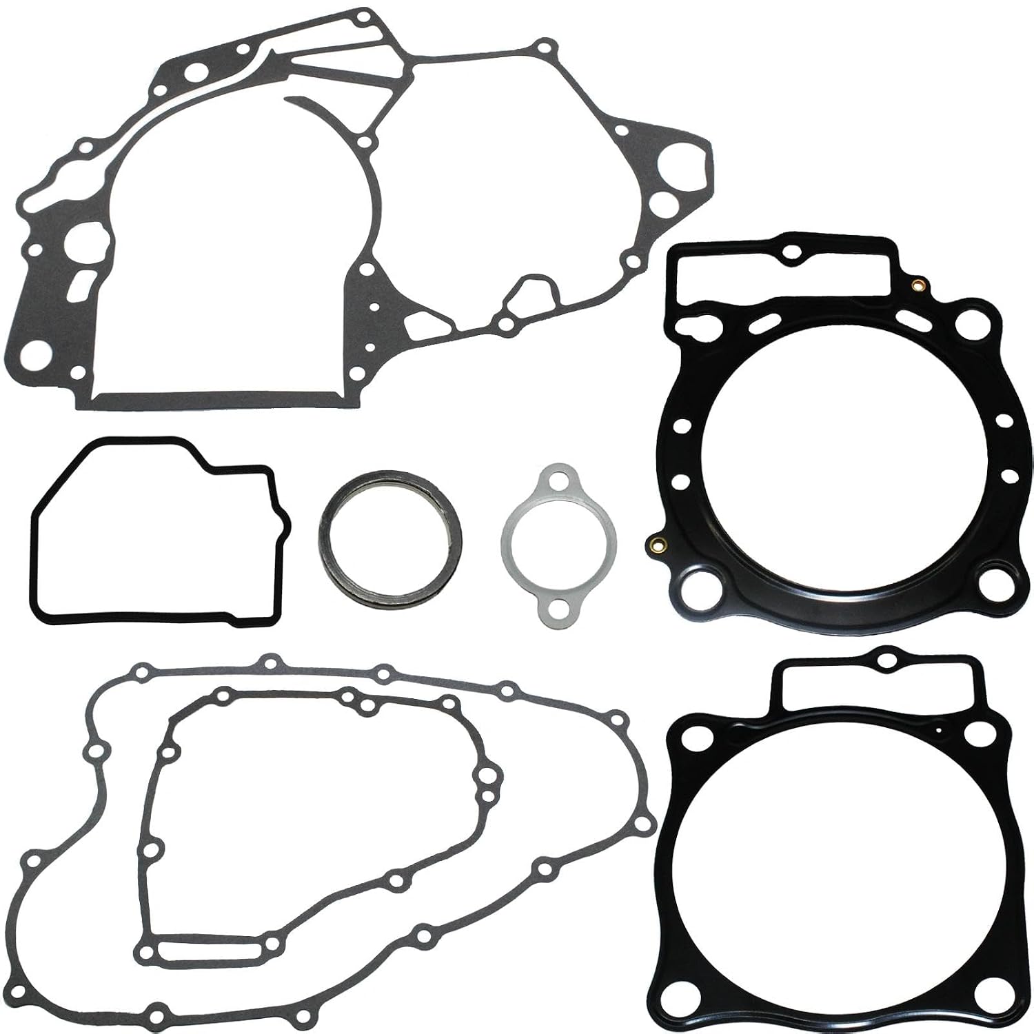 CRF450R Engine Crankcase Cover Cylinder Top End Gasket Set Compatible with Honda 2009-2016 2010 Honda Crf450 Engine Kit