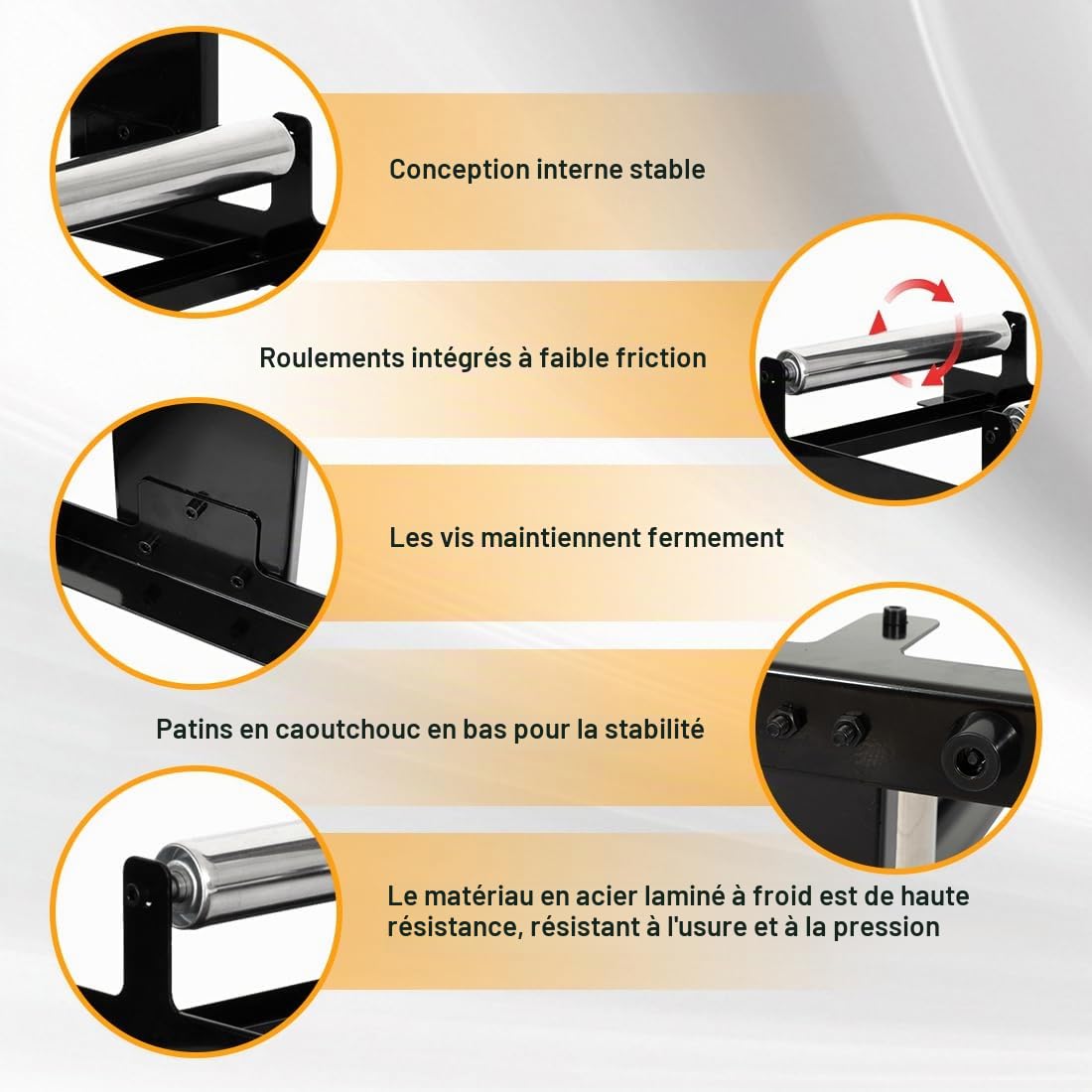 Étagère à Pneus Support de Nettoyage de Pneus de Voiture Support de Garage Accessoires pour le Nettoyage et le Polissage des Pneus, Capacité de Charge 50kg, 58x36.5x89cm