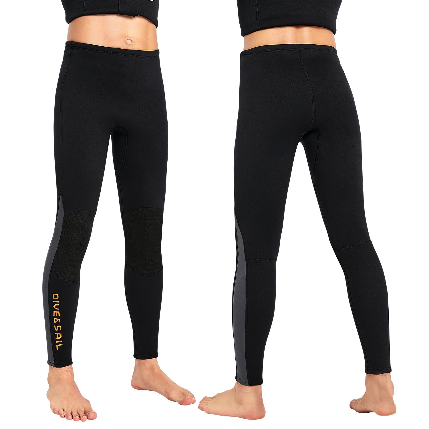 Traje de neopreno chaqueta pantalones de neopreno para mujer y hombre, traje de neopreno de 3 mm, chaqueta de neopreno para mantener el calor, manga larga, cremallera frontal, parte superior de