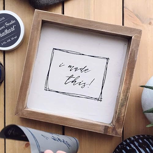 Miniatura 2 de A Maker's Studio - Hoja de plantilla de malla adhesiva reutilizable - Ideal para manualidades y manualidades - Adecuado para pinturas y tintas -