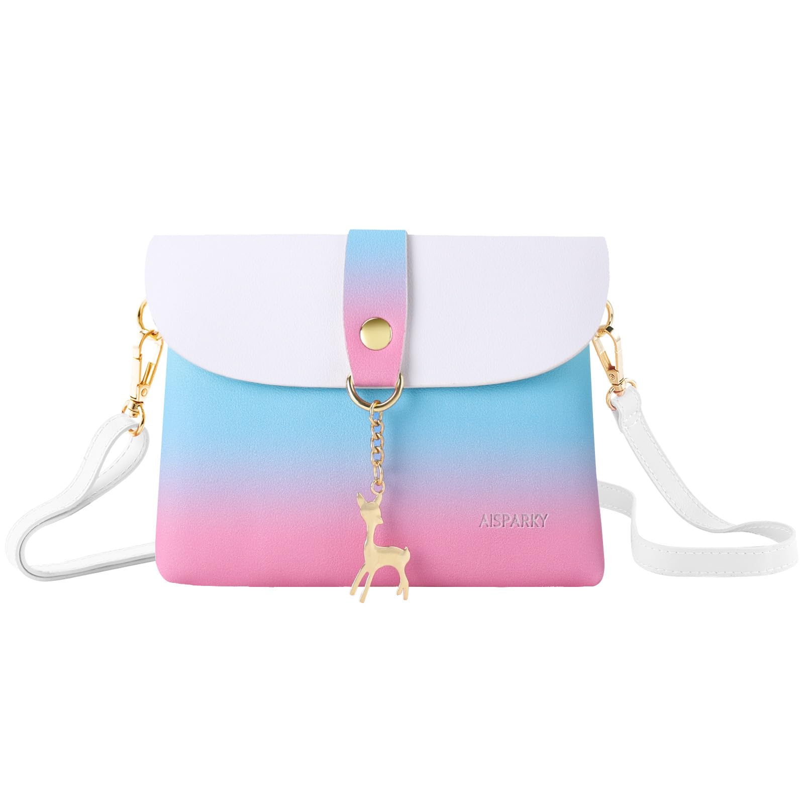 AISPARKY Small Crossbody Purse for Girls Shoulder Bag with Adjustable Strap