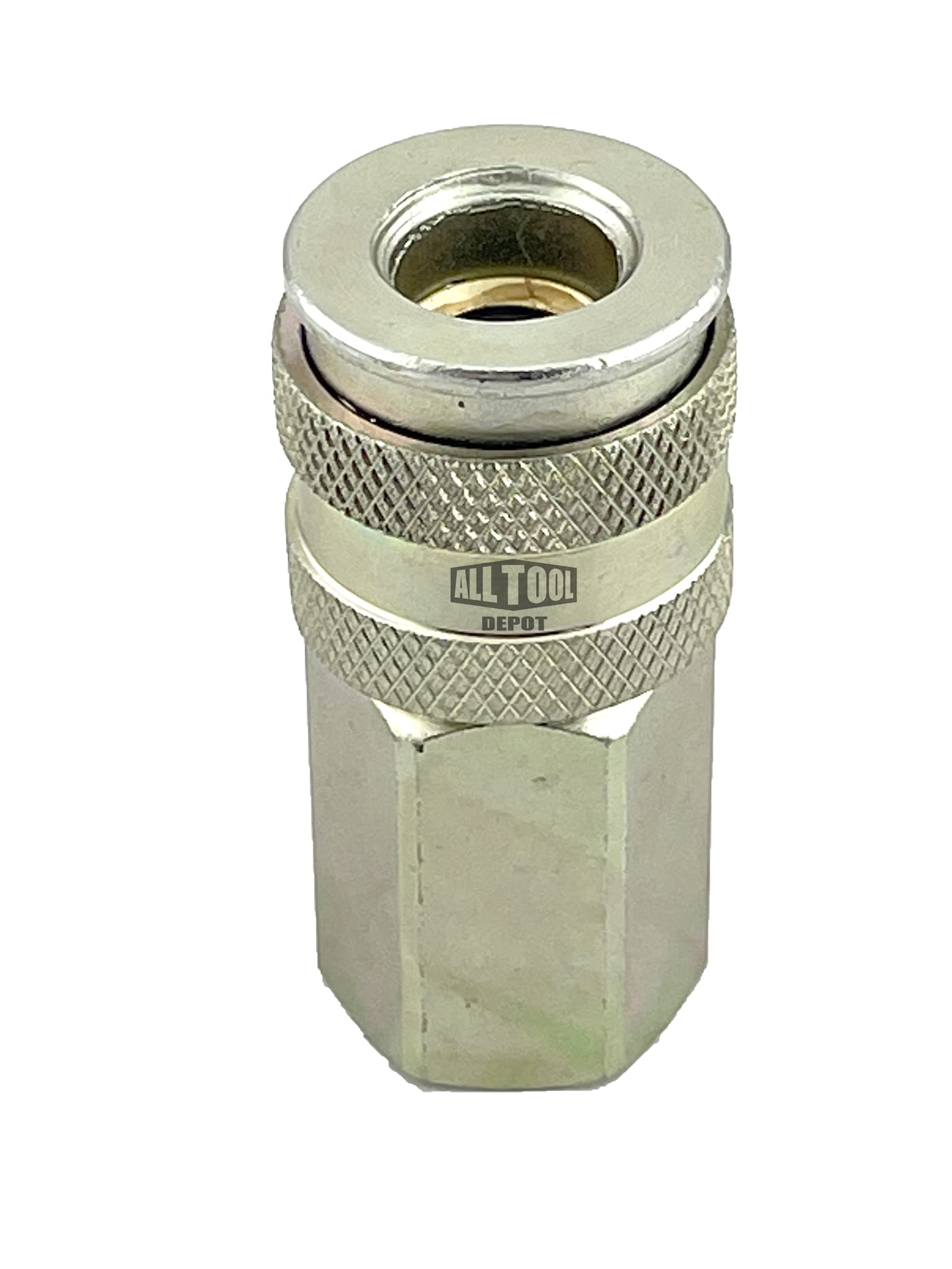 All Tool Depot UNIVERSAL TYPE Quick Socket 1/4" NPT Coupler x 3/8" NPT Female Thread (2 Pack)
