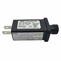 Vista 8 de Transformador LED de 24V Controlador LED Fuente de Alimentación Clase 2, Transformador de Bajo Voltaje Impermeable IP44 Enchufe de EE. UU. para Luz