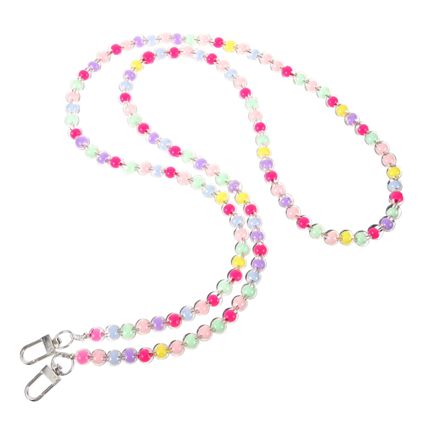 Gadpiparty 2 Piezas hebilla de cadena de teléfono móvil llavero pulsera cordón USB accesorios moviles accesorios para moviles Los telefonos correa de llavero cordón de el plastico