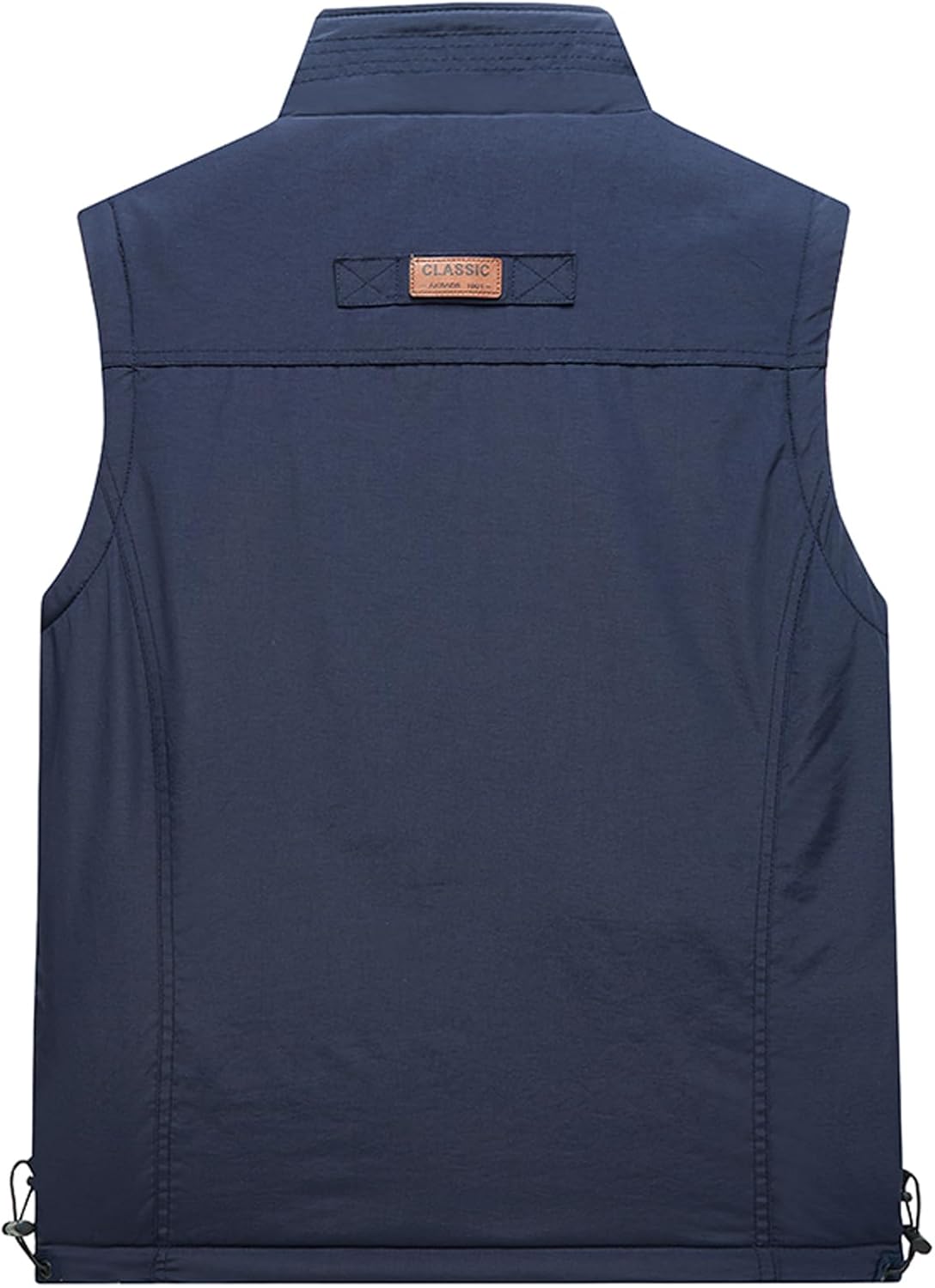 Men's Casual Lightweight Vest Fleece Lined Windproof Warm Sleeveless Jacket - Image 4