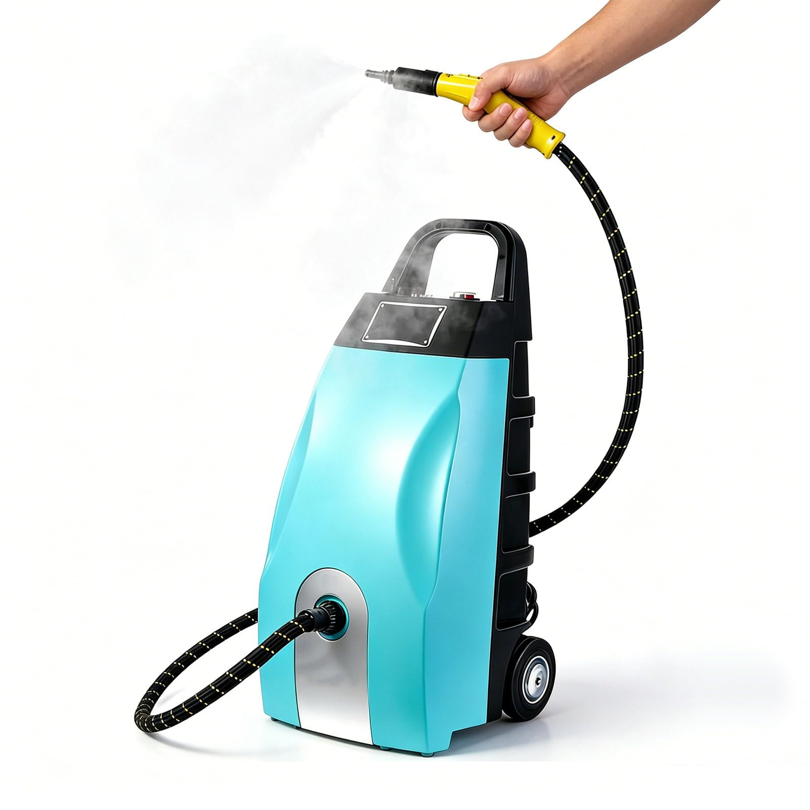 AETEREOS Commercial Steamer Cleaner 3000W Heavy Duty, Multi High Temp Steam Washer Blue