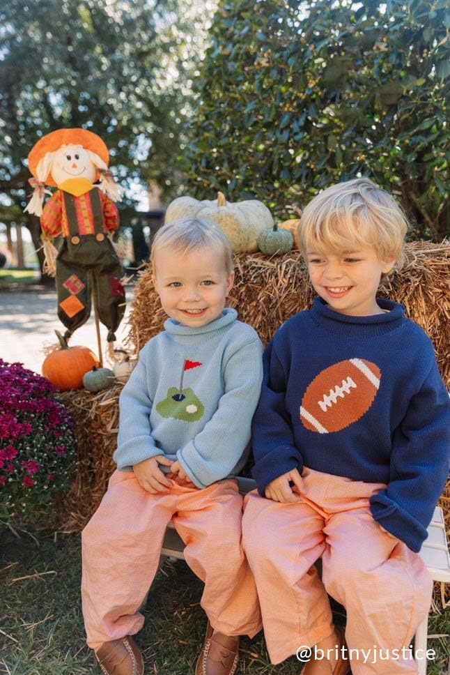 Mud Pie Unisex-Child Mud Pie Children Golf Rollneck Sweater - Image 2