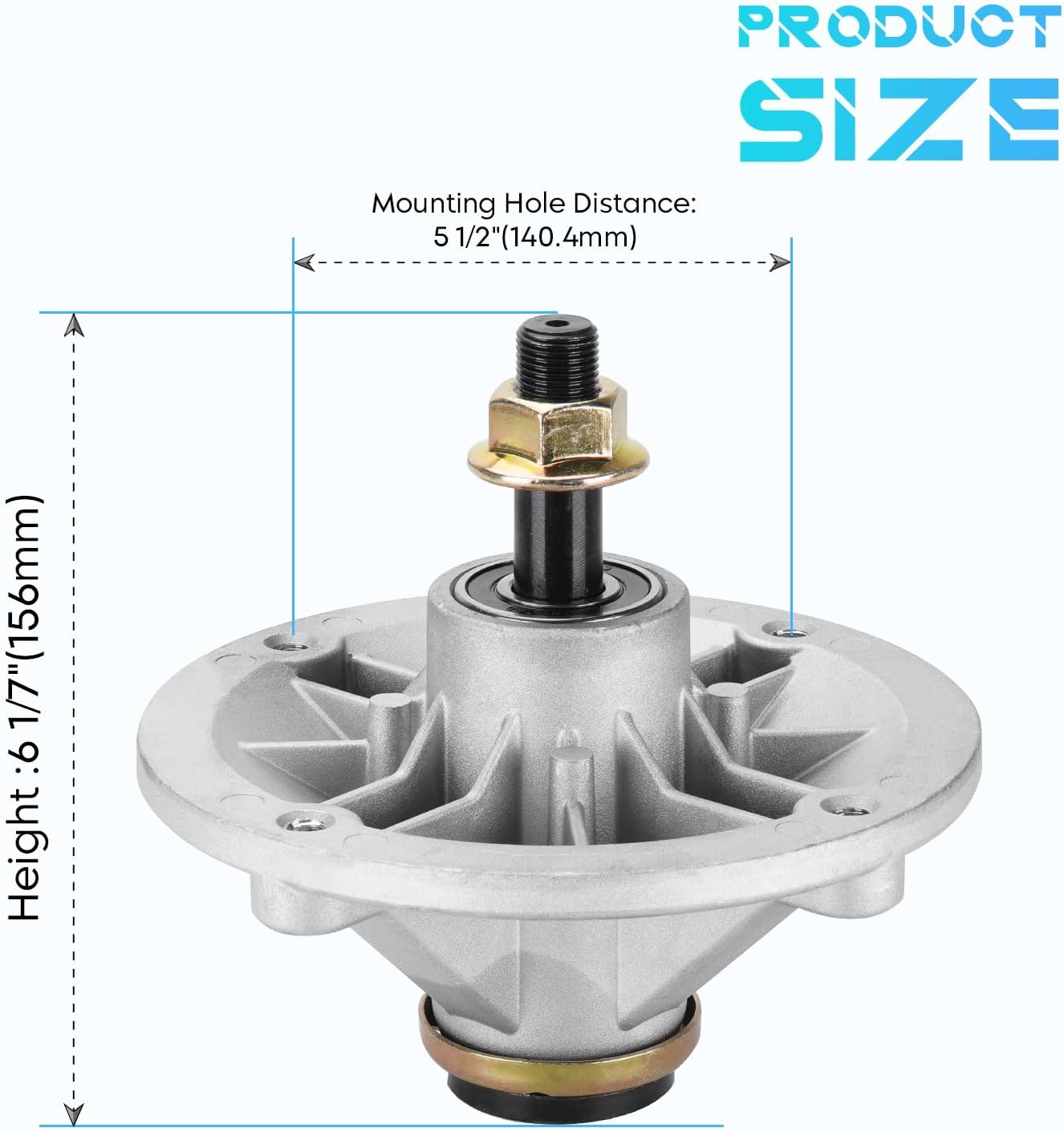 Mower Spindle Assembly 80-4341, 10-14121, 88-4510, Replace for Toro 38" 42" XL380H Z420 ZX440 Timecutter Z380
