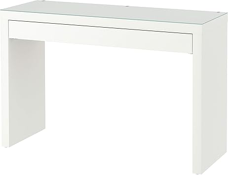 IKEA MALM dressing table white with glass top 120 x 41 x 78 cm : Amazon ...