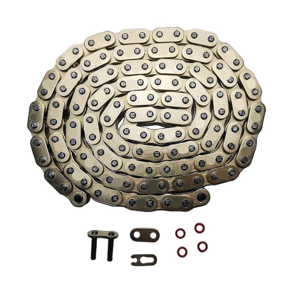 Chaîne 428H 118 maillons avec joint torique pour restaurer la transmission de votre moto