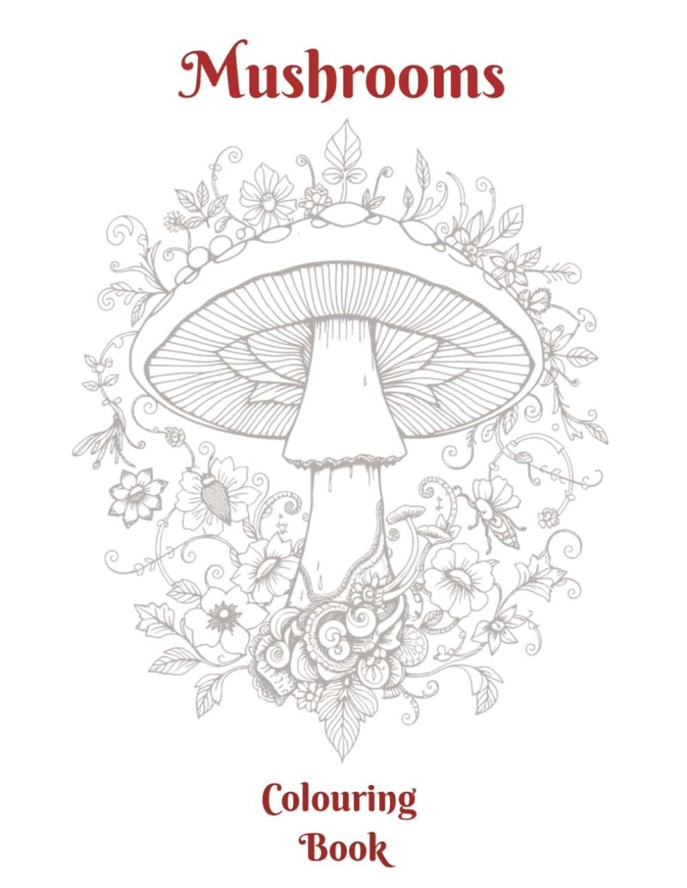 Mushroom Colouring Book